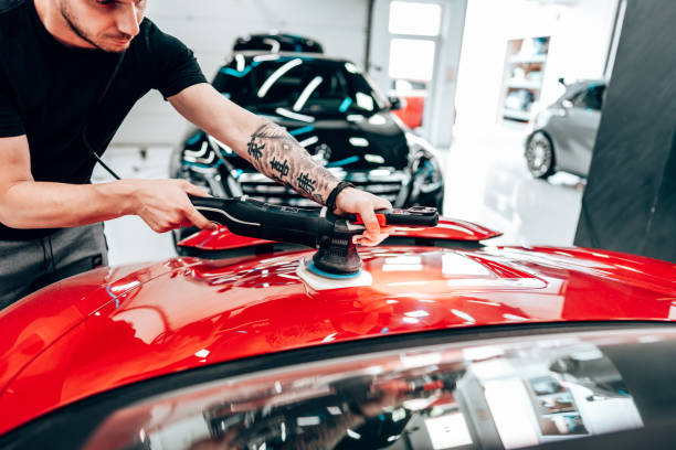 istock Car polishing and detailing 2199591713