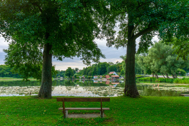 Lychen Uckermark known as a rafting town - Lake near Lychen with hiking trails