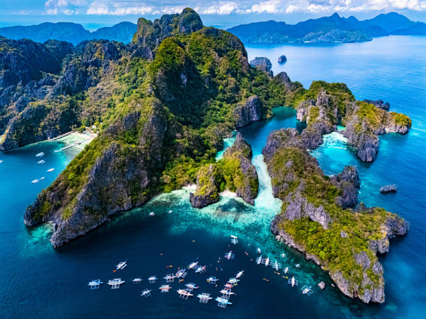 istock Big and Small Lagoons at Miniloc Island, Palawan, Philippines 2199619721