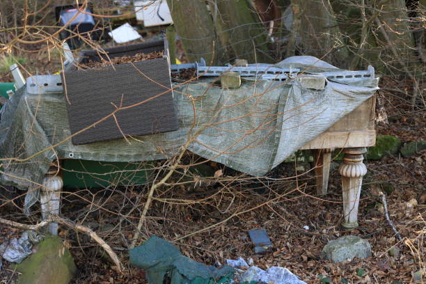 istock Garbage and rubbish were disposed of in a hedge 2199626614