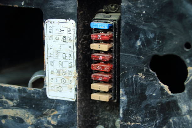 istock Fuses are not protected from dirt without a cover 2199627117