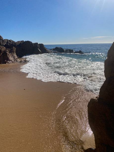 istock Ocean and Beach View in Mexico 2199634973
