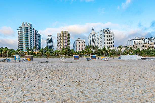 istock Miami Beach Skyscrapers on the Beach, Florida. 2199635041