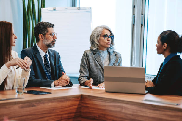 istock Business people in meeting room 2199638273