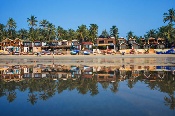 istock fishing boats at palolem beach in Goa – India 2199640174