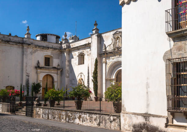 Daily exposure of the Parish of San Jose located in the city of Antigua Guatemala, dated 1545, after being rebuilt due to Earthquake