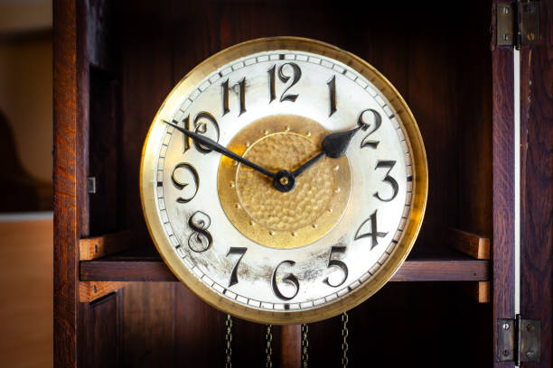istock grandfather clock, vintage design, clock dial, antique decor 2199658965