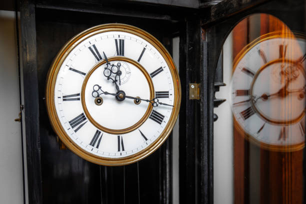 istock grandfather clock, vintage design, clock dial, antique decor 2199658968