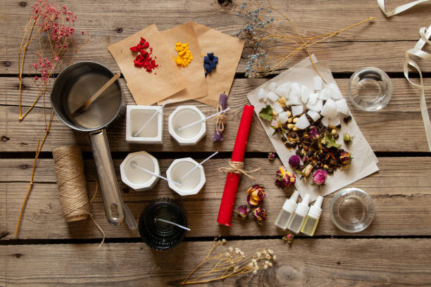 istock The process of making scented candles at home, make candles 2199670574
