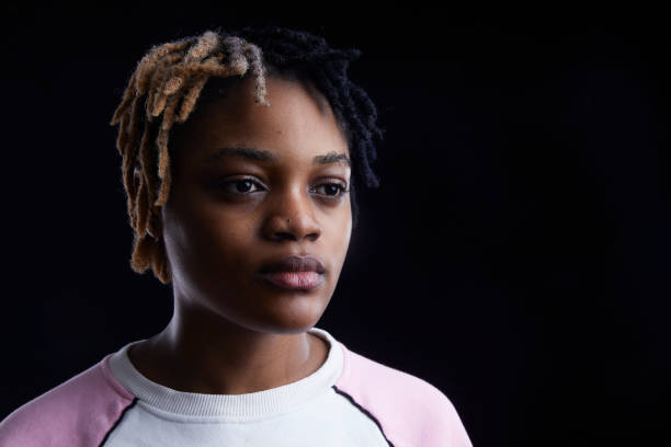 istock Young African descent girl looking 2199672184