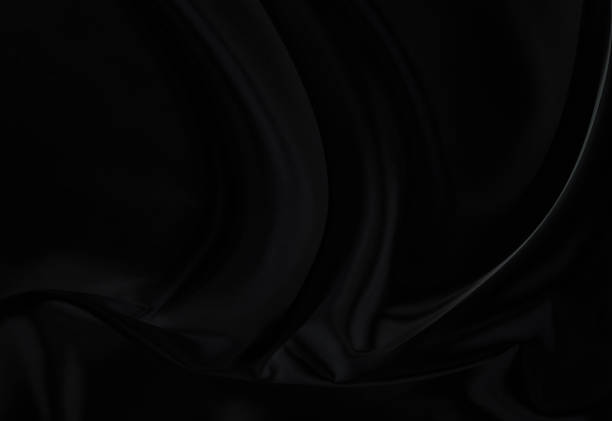 istock Black gray satin dark fabric texture luxurious shiny that is abstract silk cloth background with patterns soft waves blur beautiful. 2199676797