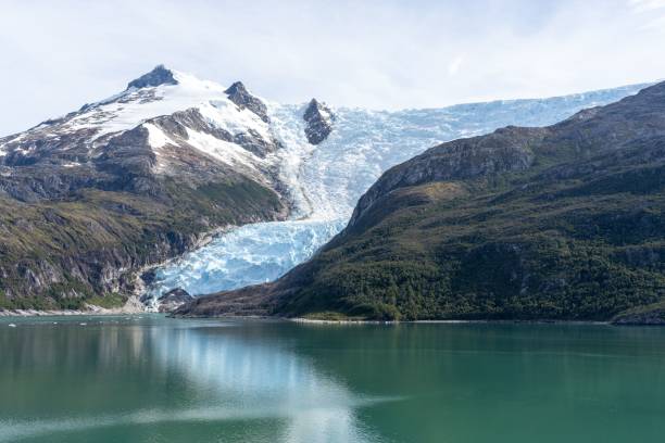 istock Glacier cascading into a Patagonian lake 2199679648