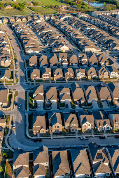 istock Suburban Dallas Subdivision 2199686746