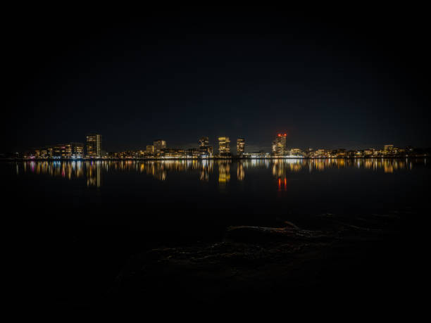 istock Amager Strand in Copenhagen by night 2199691773