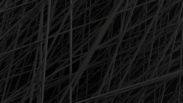 An abstract interplay of dark lines