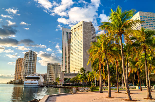 istock Skyscrapers of Downtown Miami from Bayfront Park, Florida 2199710116