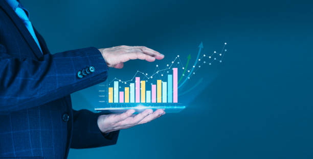 istock Steady Growth and Success - Businessman Supporting Upward Trend 2199716989