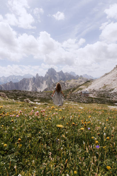 istock Girl in the Dolomites 2199721583