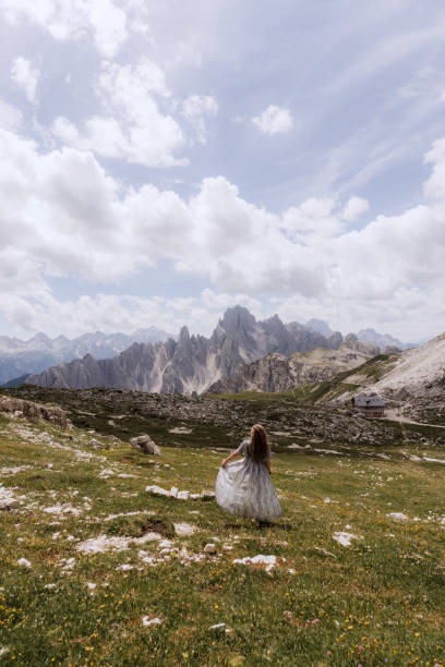 istock Girl in the Dolomites 2199721593