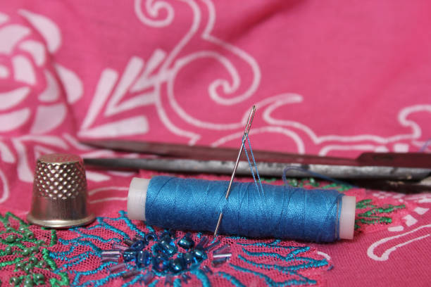 Sewing needle and thread