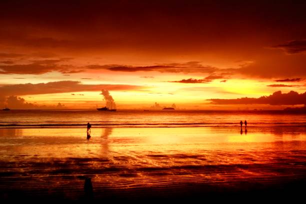 istock Moody red sunset, Koh Lanta 2199729198