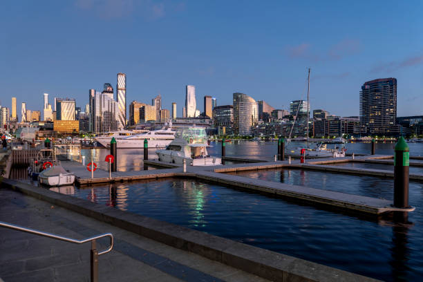 istock Docklands waterfront in Melbourne, Australia 2199734180
