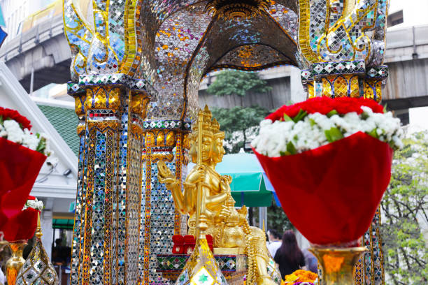 istock Erawan shrine Bangkok city, Thailand 2199737912