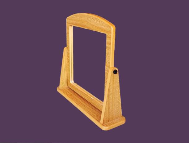istock Brown wooden frame with glass 2199747590