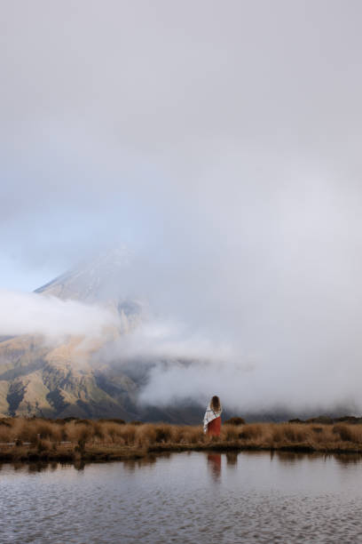 istock Girl doing a hike in mount  Taranaki 2199752309