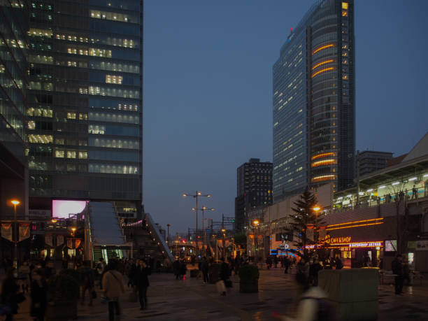 istock People hurrying by in Akihabara, Tokyo at night 2199755309