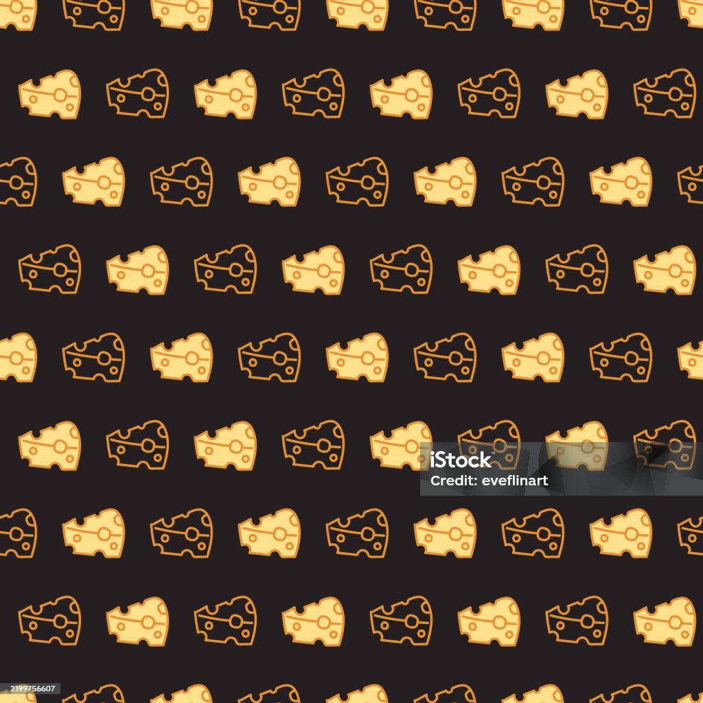 Cheese Line Stock Cheese Please Seamless Cheese Block And Lines Stock Illustration ...