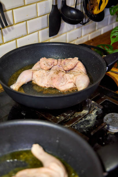 istock tobacco chicken pan-fried, top view 2199764838
