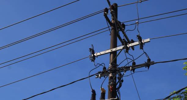 istock Network of electric cables 2199768869