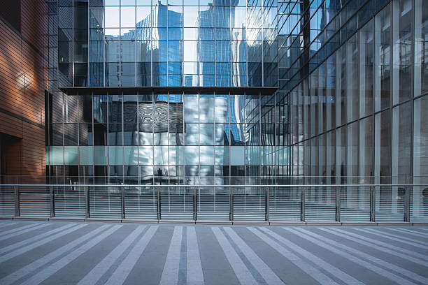 istock Modern Urban Architecture with Reflections of Skyscrapers 2199769949