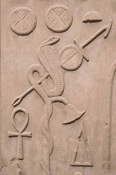 Golden Ankh symbol, the key of life over black. Breath of life, key of the Nile, crux ansata. Cross with handle. Ancient Egyptian sign and hieroglyph of gods and Pharaohs representing concept of life.