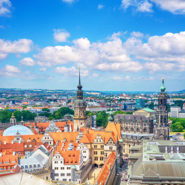 istock Aerial view of Dresden, Germany 2199787955