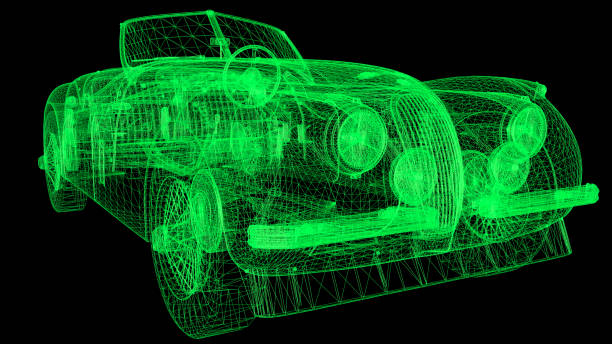 istock Old Style Sport Car Design 2199788020