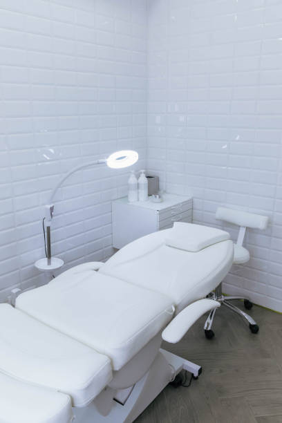 istock Office of cosmetologist, masseur, lashmaker in white 2199788257