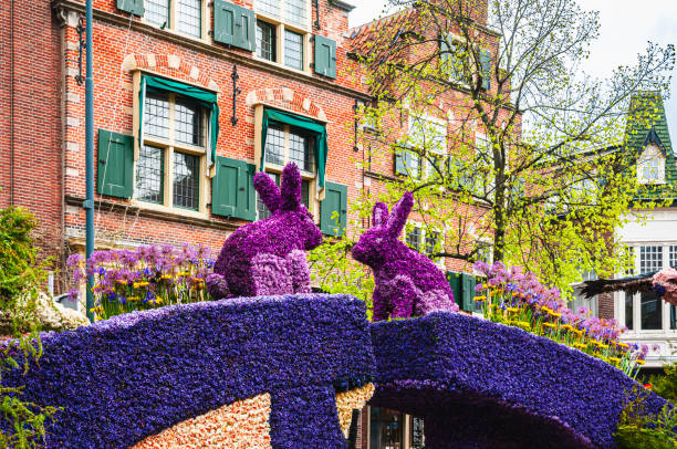 istock Flower floats parade in Haarlem in the Netherlands 2199802554