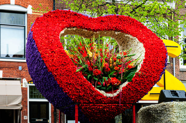 istock Flower floats parade in Haarlem in the Netherlands 2199802560