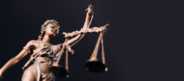 istock Lady Justice statue. Law and justice concept 2199804467