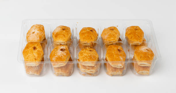 istock Small Italian Puff Pastry Isolated. Puff Pastries Biscuits, Mini Sweet Bakery 2199807474