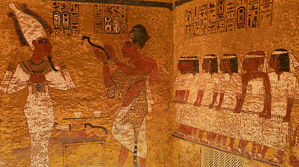 istock Royal Figures and Offering Scene at Karnak temple. 2199815364
