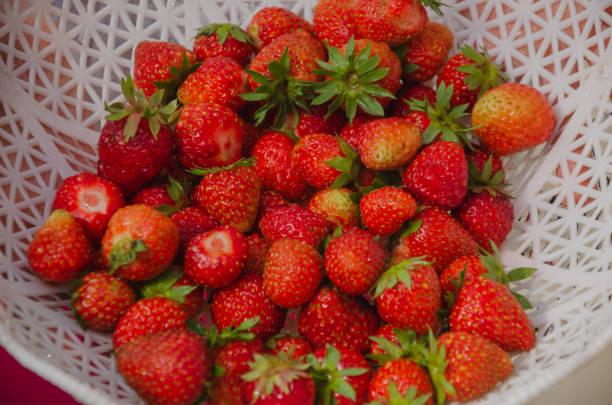 istock Strawberries are collected in a plate 2199818867