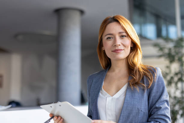 istock Confident businesswoman ready for a new challenge in office 2199819648