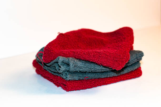 istock Laundered towels folded an placed on top of each other 2199825149