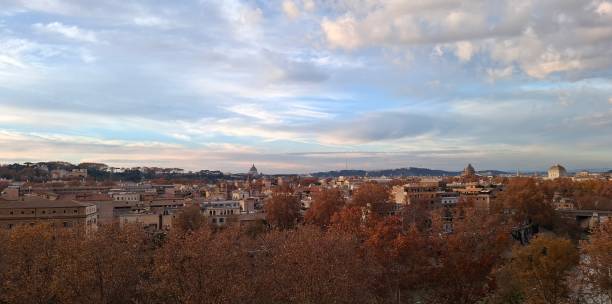 istock Sunset view from Giardino degli aranci, Rome,  Italy 2199828762