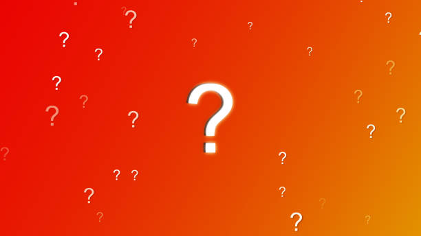 istock Question mark particle appear slow float and faded with bubbles on the dark blue background - 4K Stok photo 2199834117