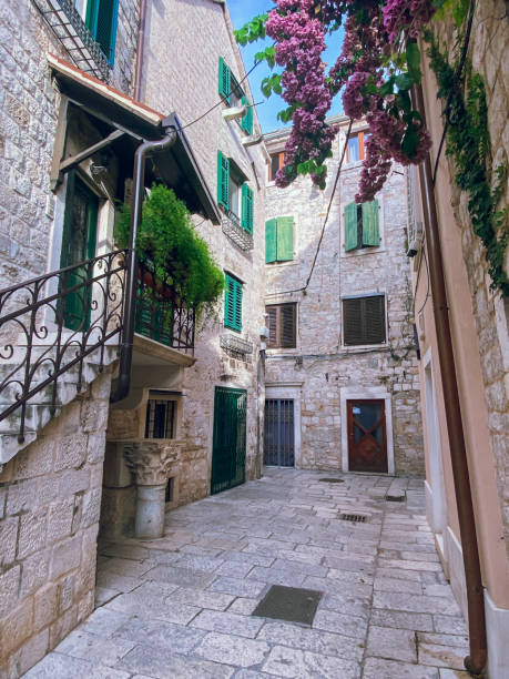 istock Charming streets in Split old town with Bougainvillea, Split, Croatia 2199843959