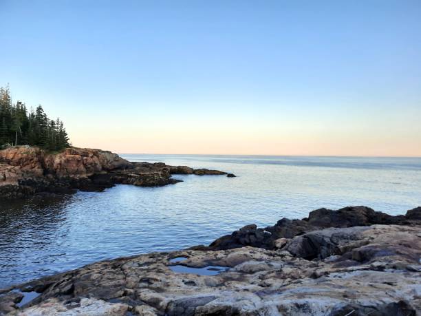 istock Horizon over the rocky shore 2199850677